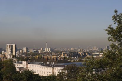 Air pollution over London